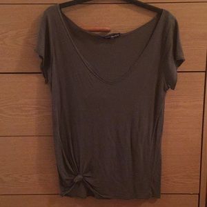 Brandy Melville Olive V-Neck